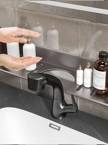 Bathroom rack-Sink - Black